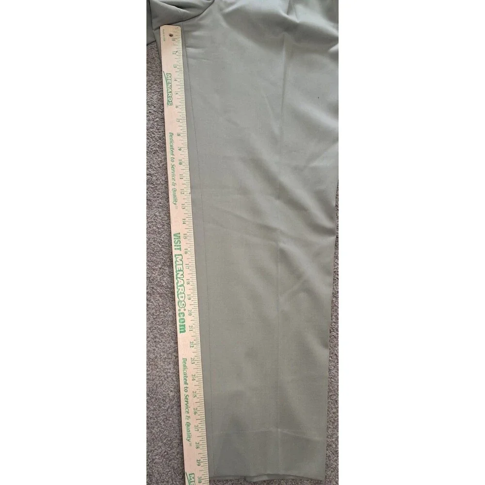 Vintage Corbin Pleated Dress Pants Men's 36x30 Olive USA Union Made